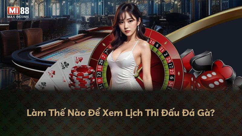 Làm Thế Nào Để Xem Lịch Thi Đấu Đá Gà?
